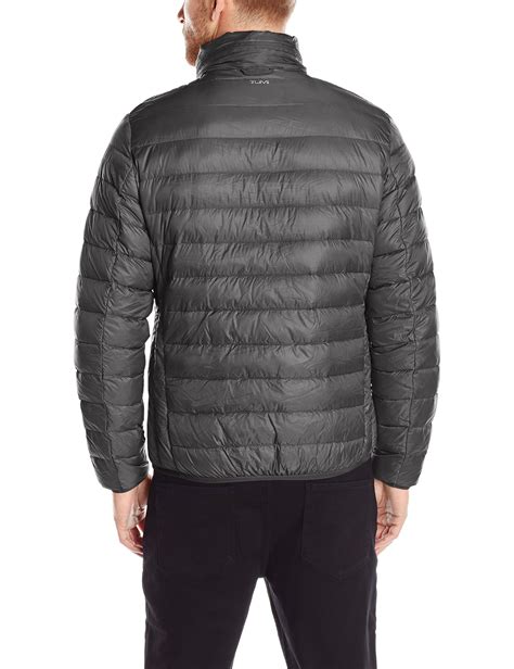 tumi men's pax on-the-go packable jacket black x-large rf id|TUMIPAX Men's Preston Reversible Packable Jacket .